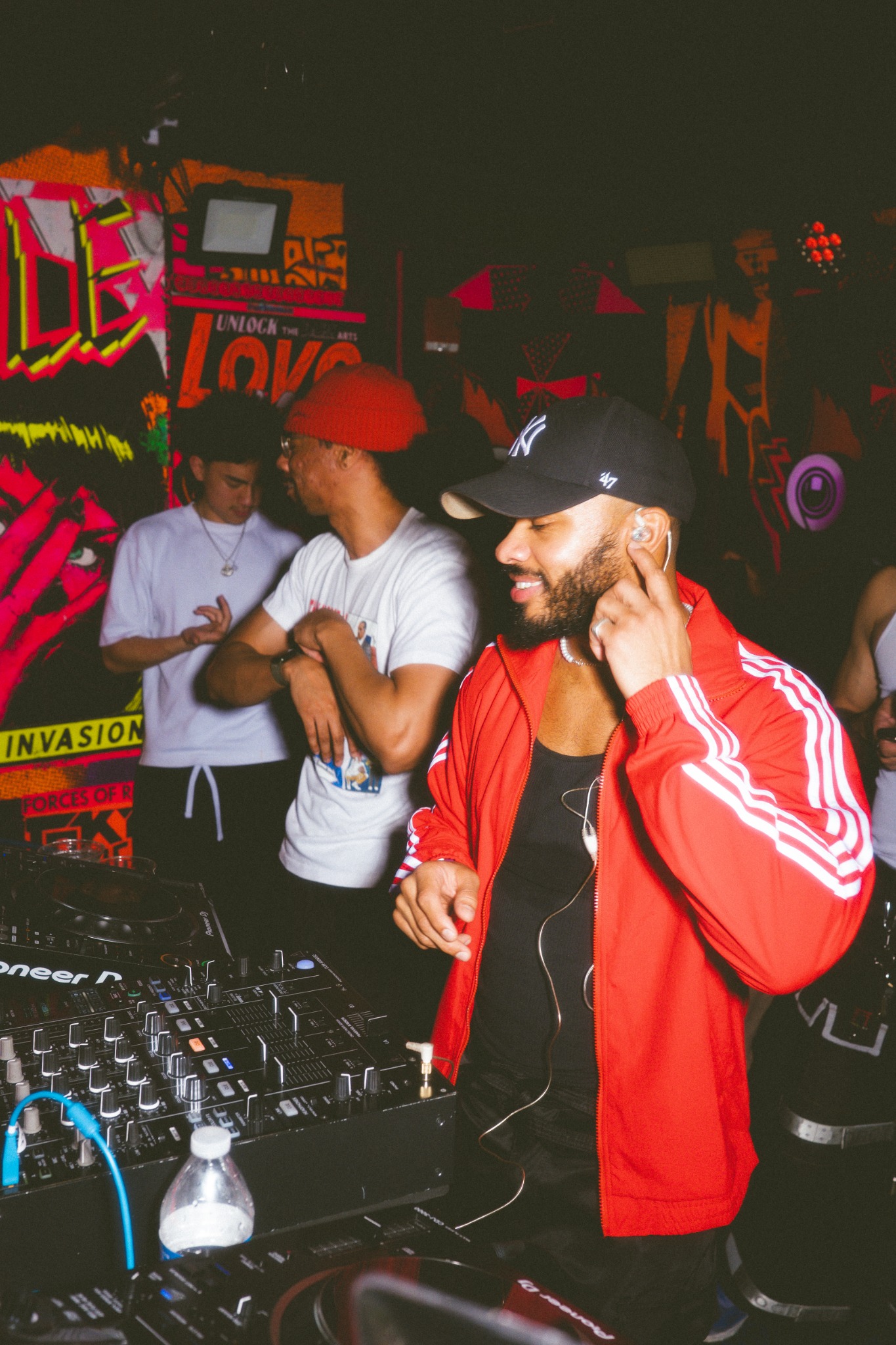 Gabriel Amand DJing at Cuffing Season 2025